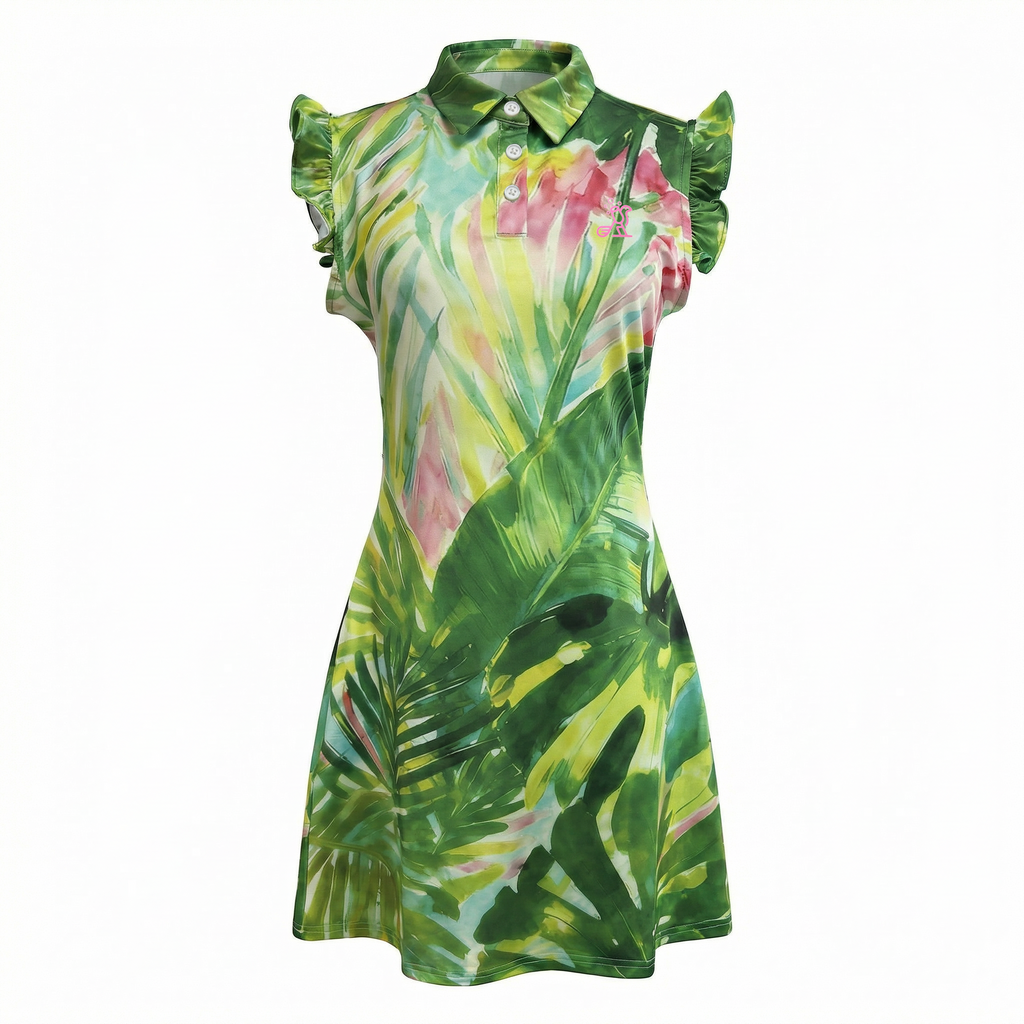 Par-Tee in Paradise Women's Tropical Golf Dress | Sleeveless Performance Golf Dress