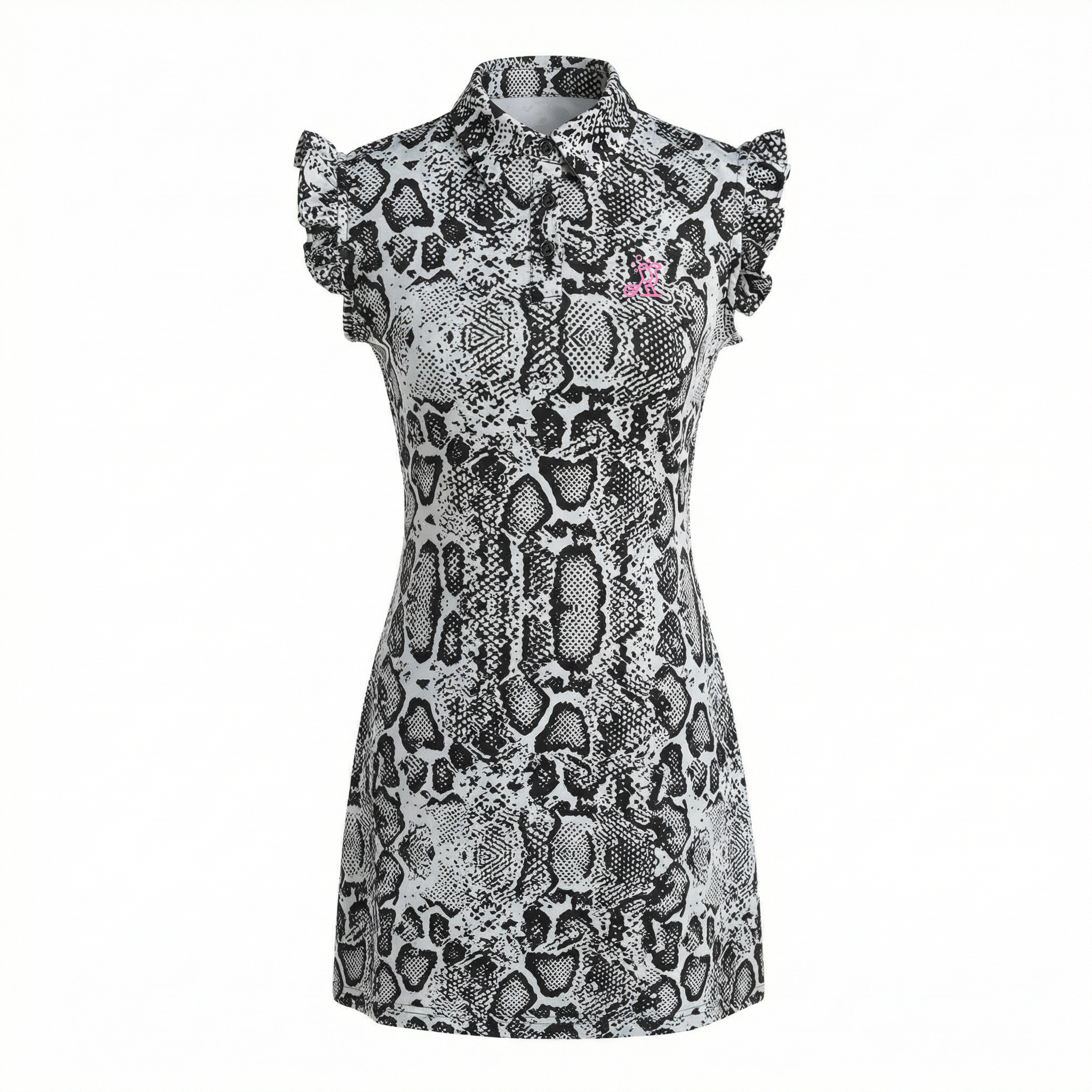 Scaled to Win Women's Snake Print Golf Dress | Sleeveless Performance Golf Dress
