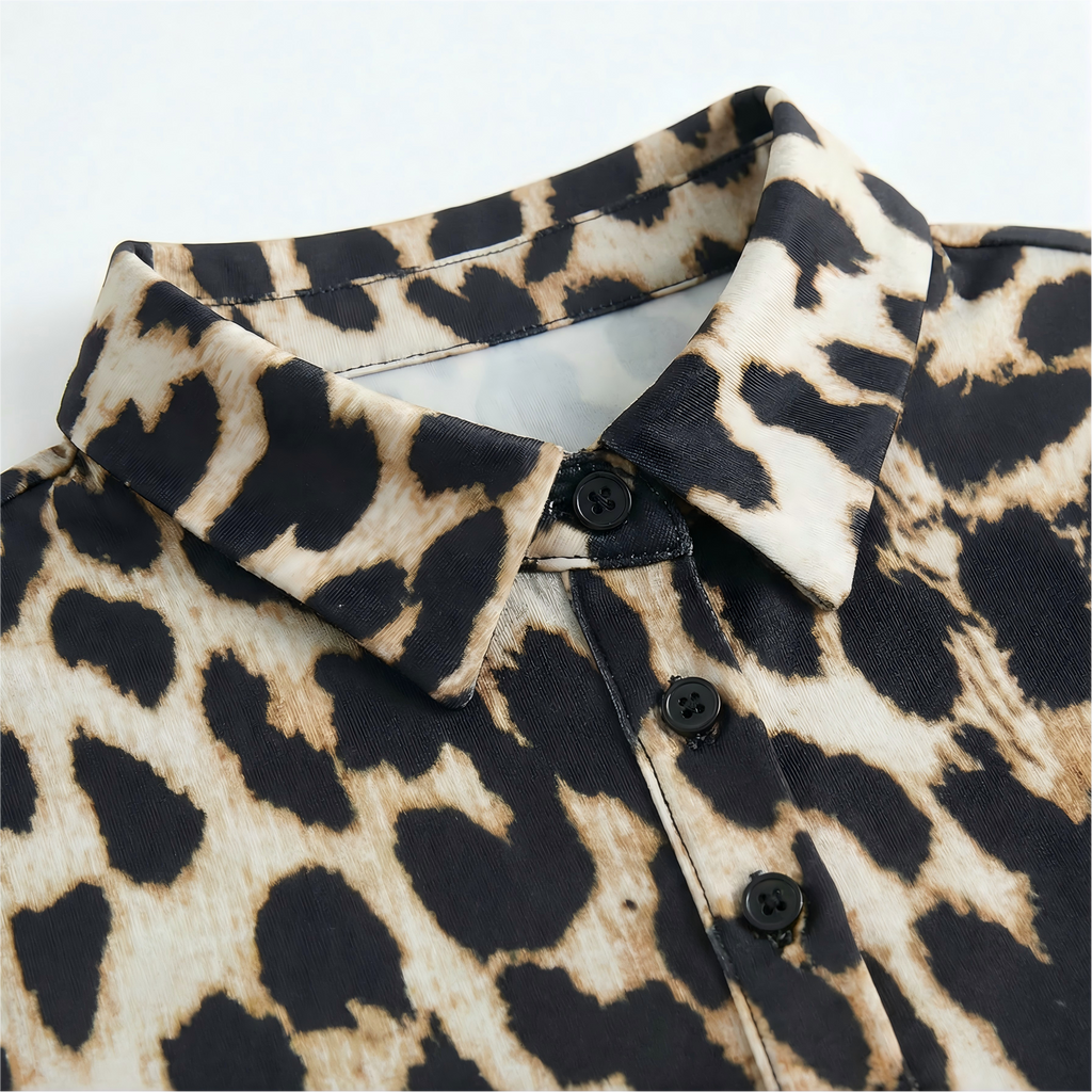 Leopard Luxe Women's Leopard Print Golf Dress | Sleeveless Performance Golf Dress