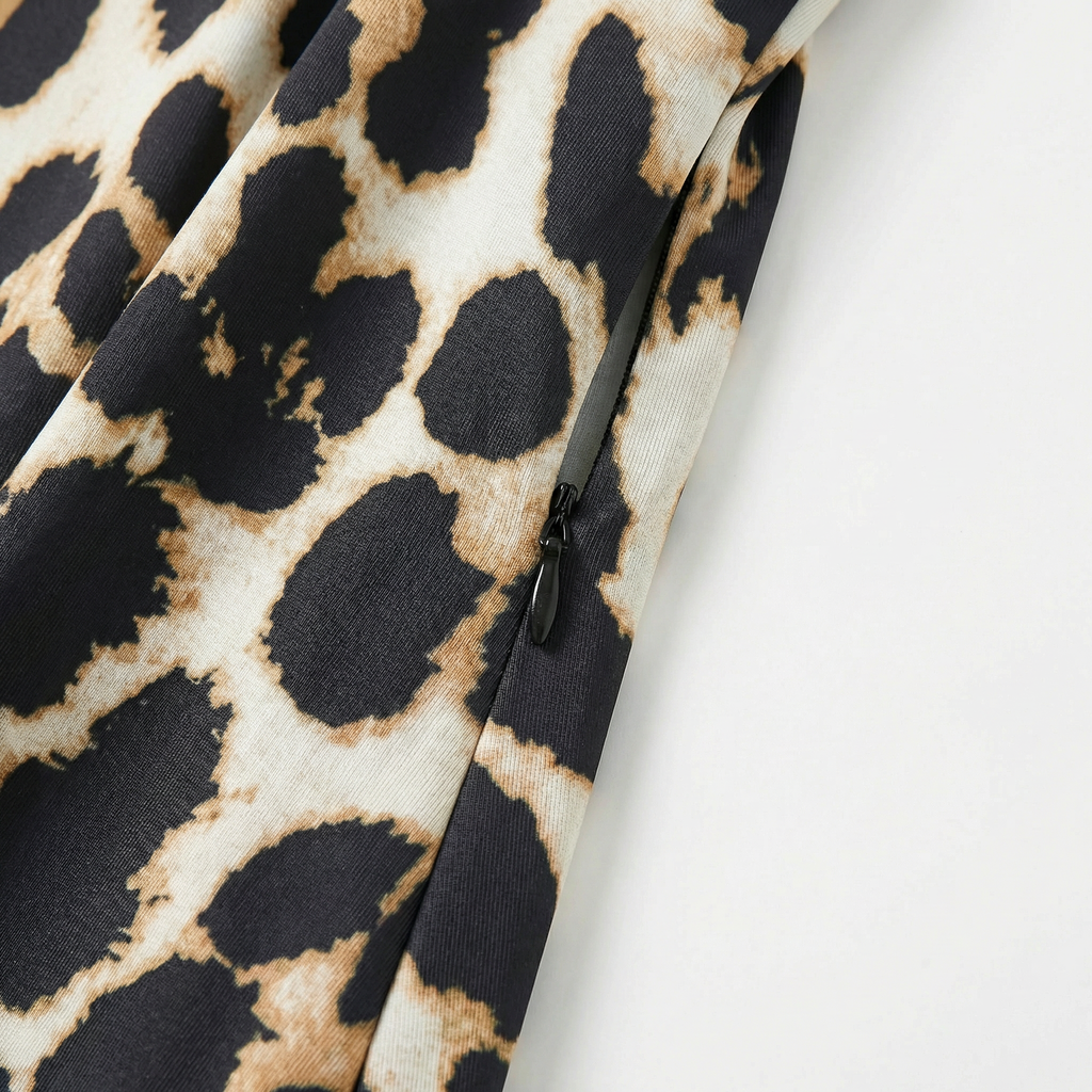 Leopard Luxe Women's Leopard Print Golf Dress | Sleeveless Performance Golf Dress