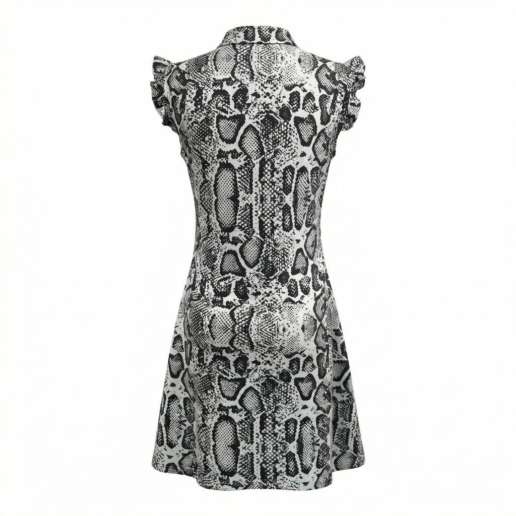 Scaled to Win Women's Snake Print Golf Dress | Sleeveless Performance Golf Dress