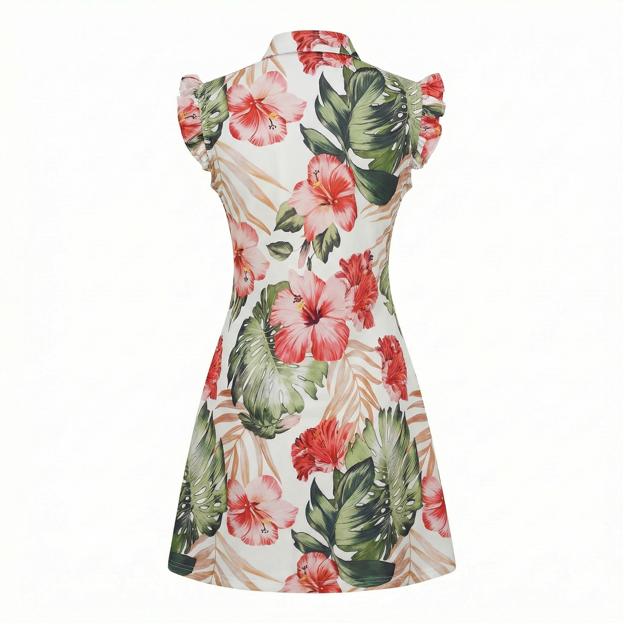 Birdie Blossom Women's Floral Golf Dress | Sleeveless Performance Golf Dress