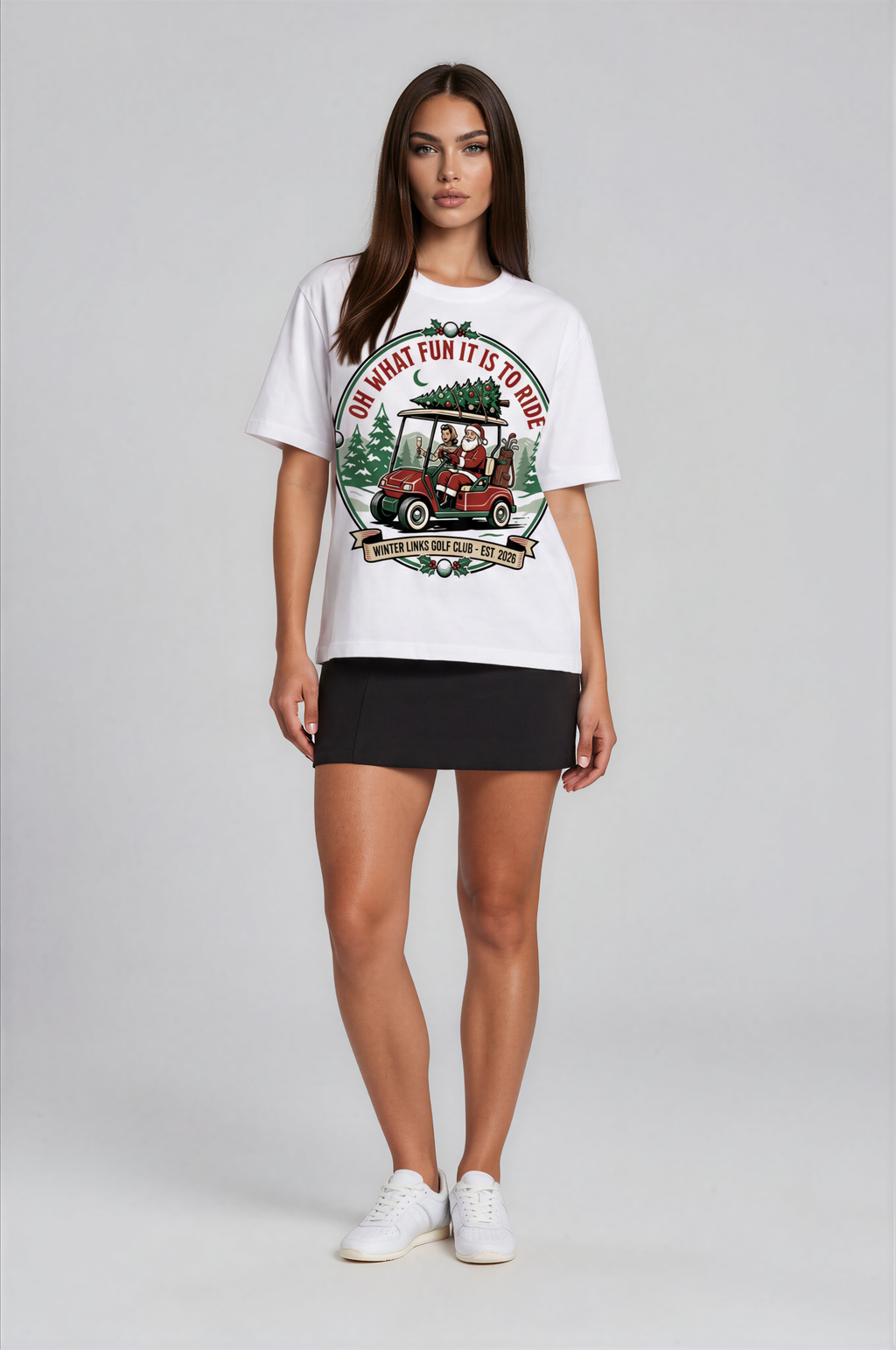 Birdies and Bubbles Christmas tshirt