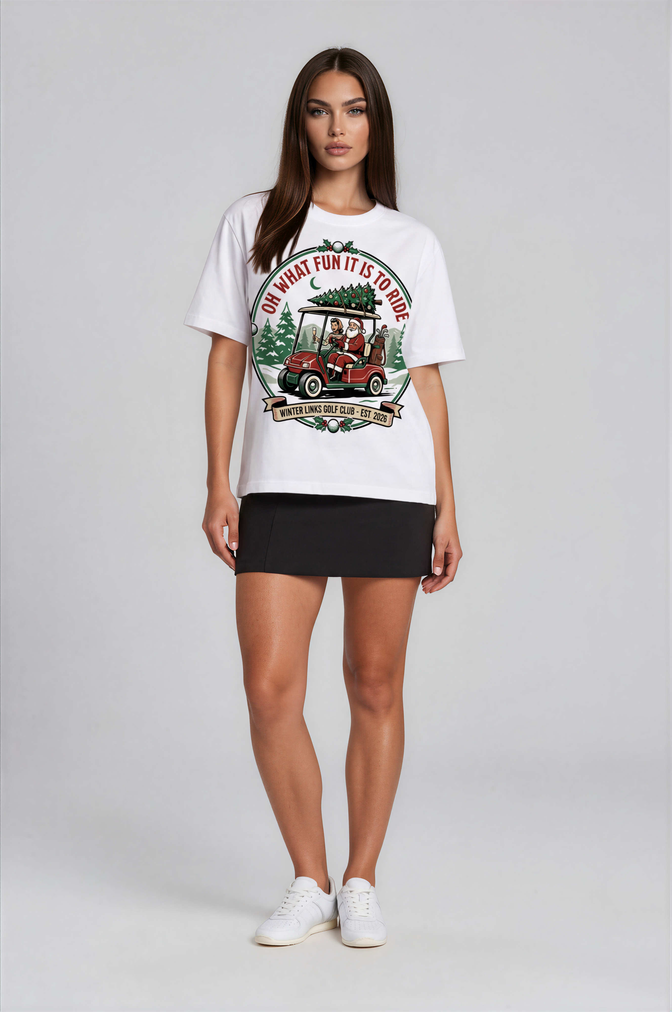 Birdies and Bubbles Christmas tshirt