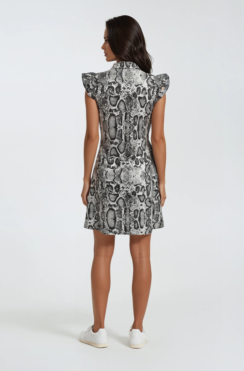 Scaled to Win Women's Snake Print Golf Dress | Sleeveless Performance Golf Dress