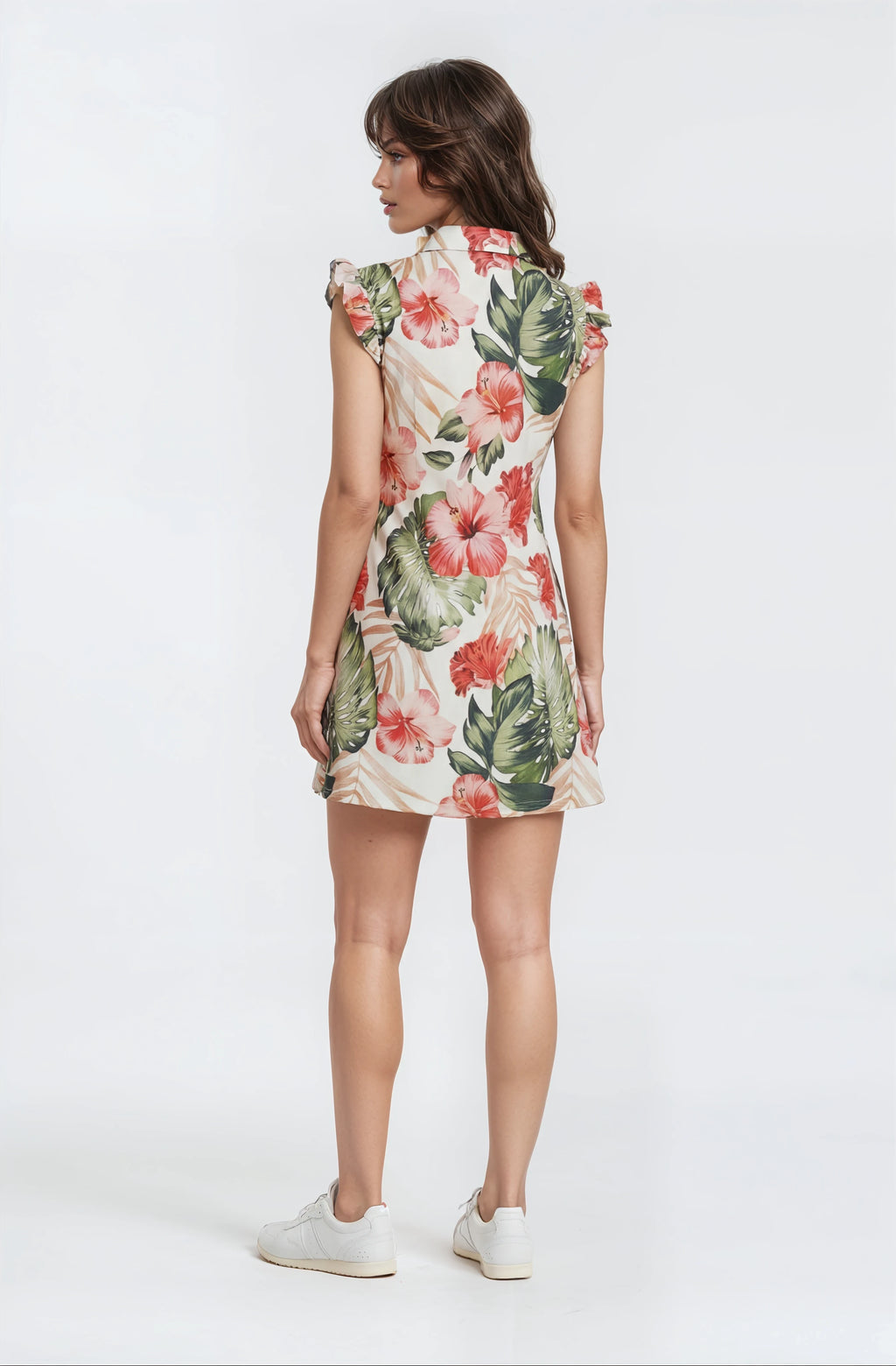 Birdie Blossom Women's Floral Golf Dress | Sleeveless Performance Golf Dress