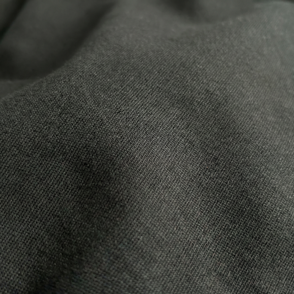 Close-up of black fabric texture